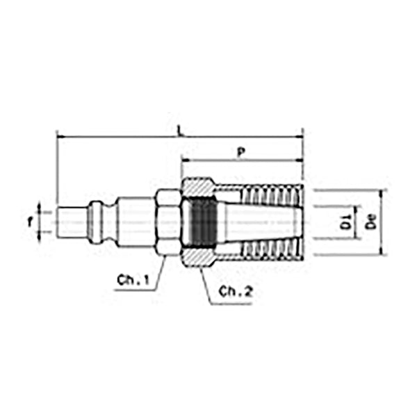 14/A | 14/B - Innesto rapido con MASCHERINA PORTAGOMMA profilo ITALIA - Raccorderia - Ani - Aria compressa (Conf. 2pz) 14/A | 14/B - Innesto rapido con MASCHERINA PORTAGOMMA profilo ITALIA - Raccorderia - Ani - Aria compressa (Conf. 2pz)